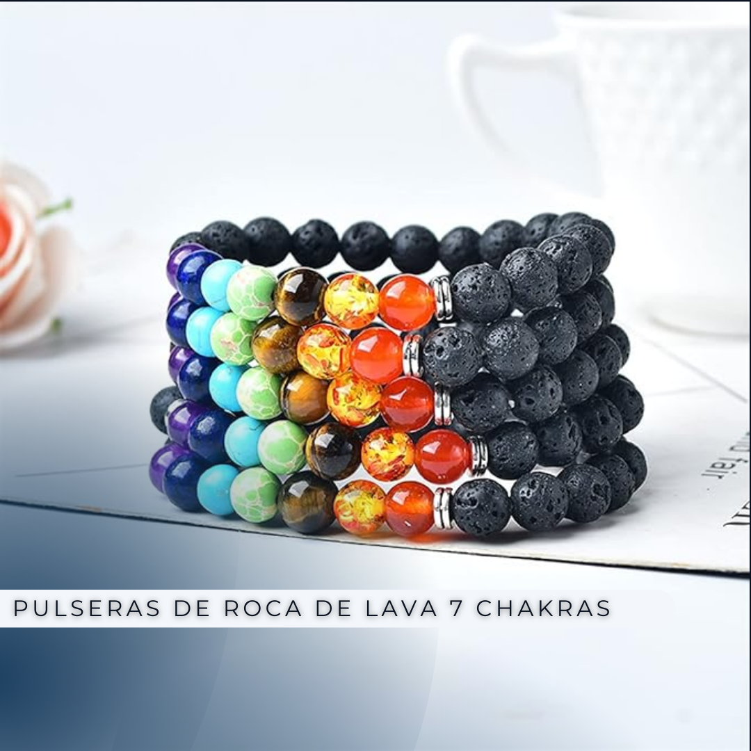 Pulsera 7 chakras el poder de la energia en tu muñeca