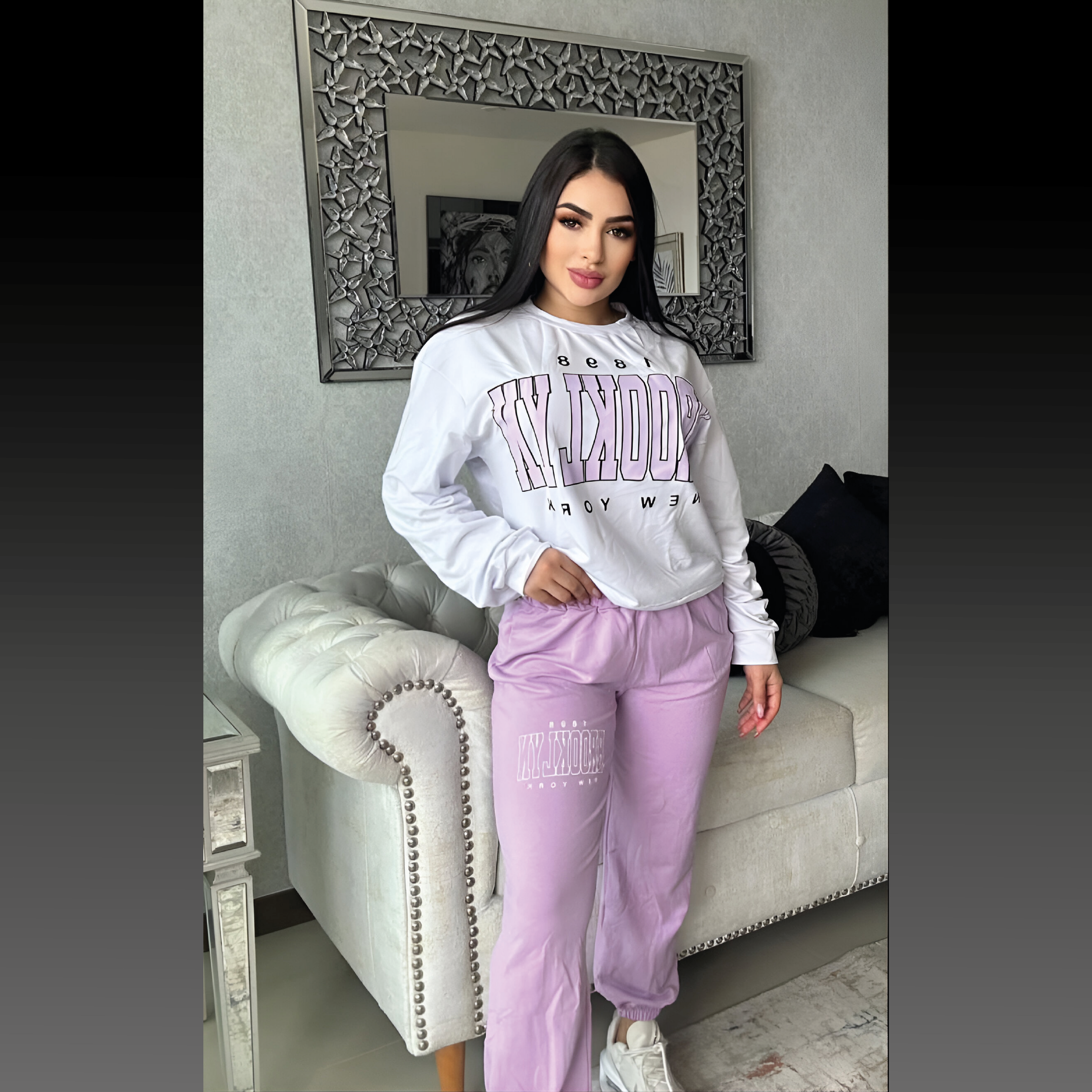 NUEVO CONJUNTO DUO BUSO ESTAMPADO SUDADERA ❤️ 🧡 💛 💚